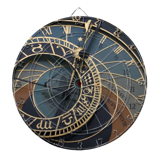 prague clock dartboard (Front)