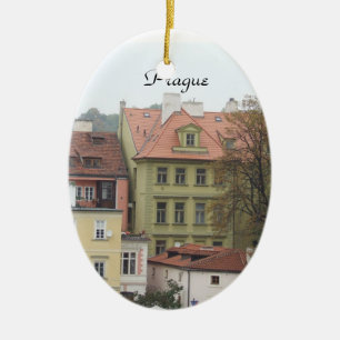 Prague Colourful Buildings Czech Ornament
