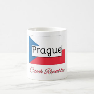 Prague Czech Republic Flag Mug