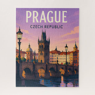 Prague Czech Republic Old Town Castle Skyline Jigsaw Puzzle
