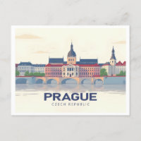 Prague Czech Republic Pastel Travel 