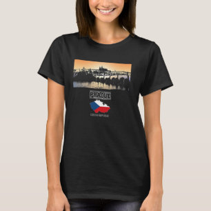prague czech republic Skyline Vacation Souvenir ci T-Shirt