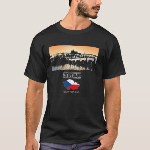 prague czech republic Skyline Vacation Souvenir ci T-Shirt