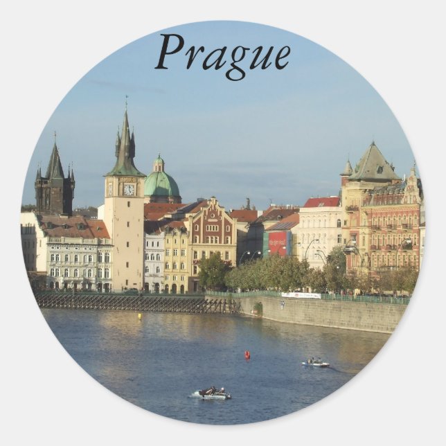Prague Czech Republic Stickers Praha (Front)