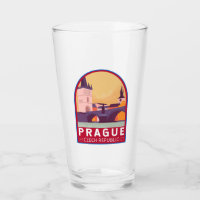 Prague Czech Republic Travel Art Vintage