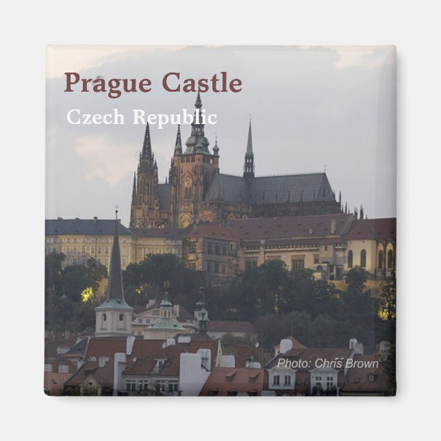 Prague Czech Republic Travel Photo Souvenir Magnet (Front)