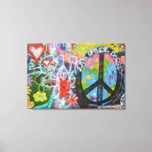 Prague Graffiti Canvas Print