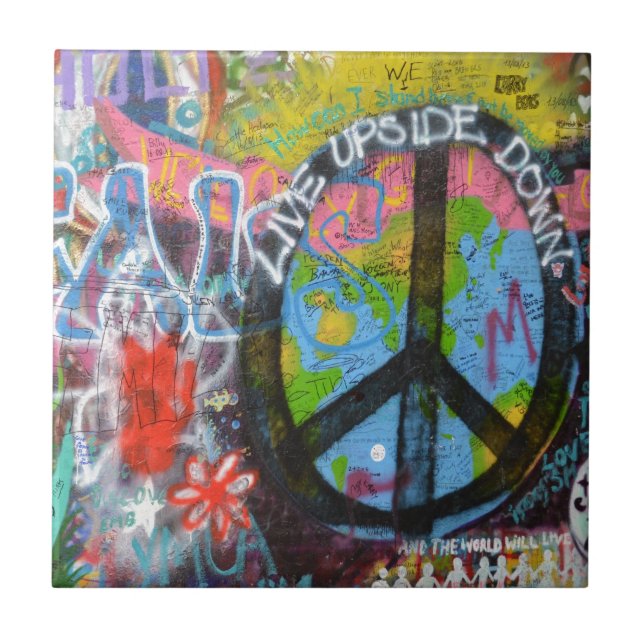 Prague Graffiti Tile (Front)