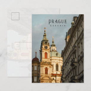Prague Historic Architecture, Czechia travel  Postcard