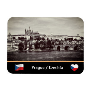 Prague, Hradcany & Charles Bridge /Czechia Magnet