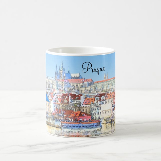 Prague in Pastels Mug (Center)
