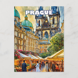 Prague, jewel of Bohemia Postcard