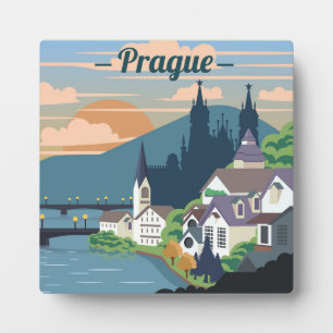 Prague Landscape Plaque