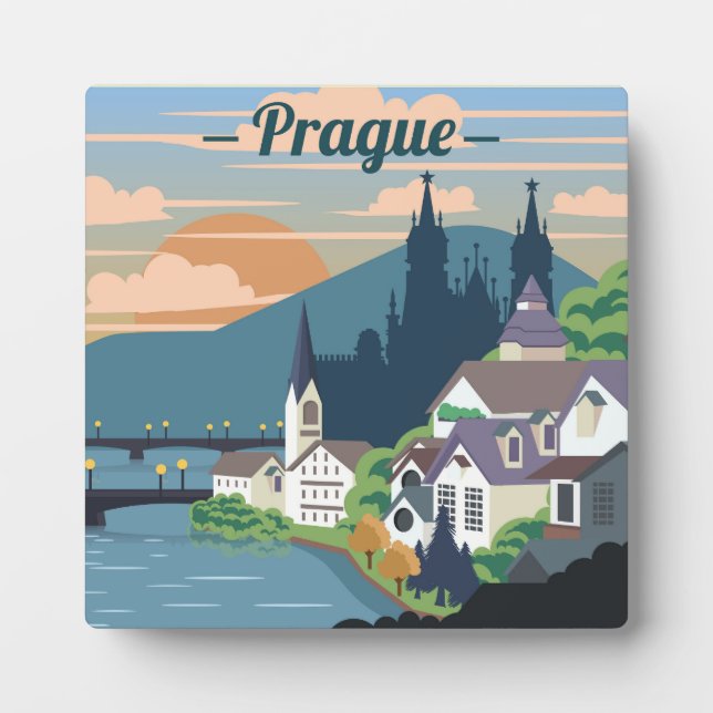 Prague Landscape Plaque (Front)