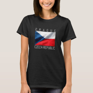 Prague Nice Flag Of Czech Republic Souvenir T-Shirt