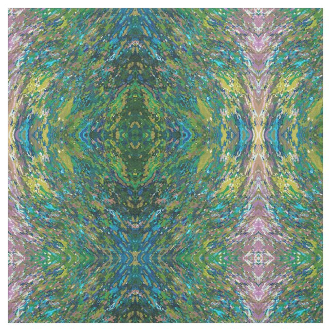 'Prague' Nouveau Boho Multi Colour Fabric by Juul (Swatch)