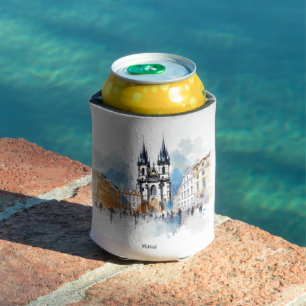 Prague old can cooler