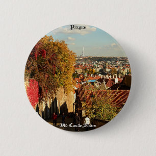 Prague - Old Castle Stairs Button