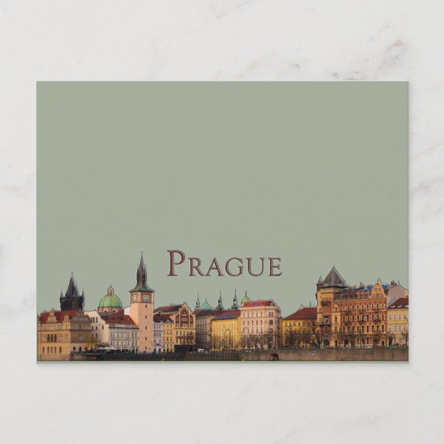 Prague: Old Town Skyline Postcard (Front)