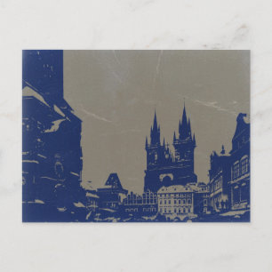 PRAGUE OLD TOWN SQUARE POSTCARD