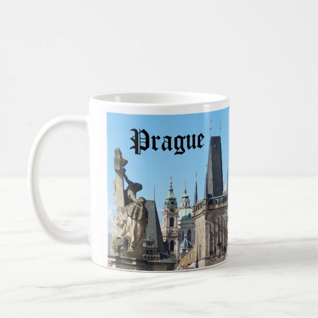 Prague, Old Town Square, Rooftops Coffee Mug (Left)