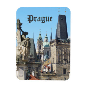 Prague, Old Town Square, Rooftops Magnet