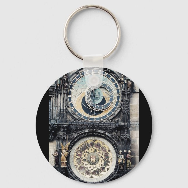 Prague Orloj Key Ring (Front)
