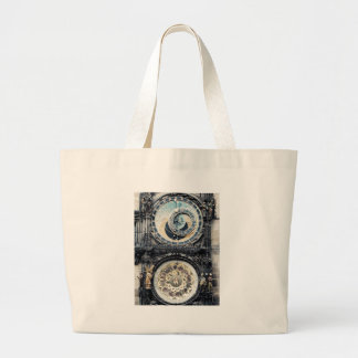 Prague Orloj Large Tote Bag