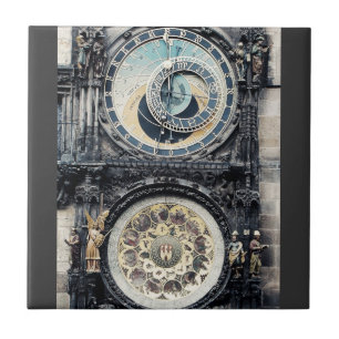 Prague Orloj Tile