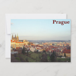 Prague panorama card