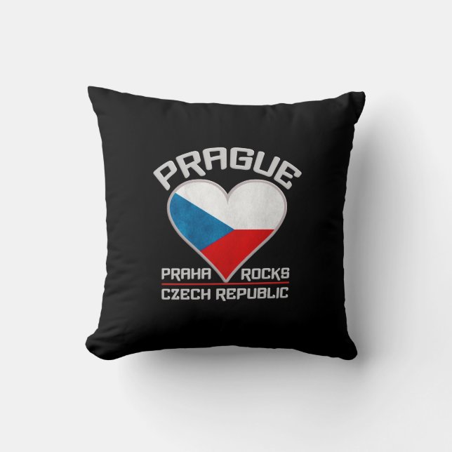 Prague / Praha custom throw pillow (Front)
