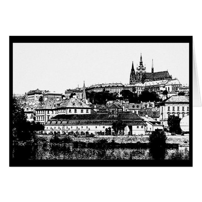 Prague, St. Vitus Cathedral, Castle Czech Republic (Front Horizontal)