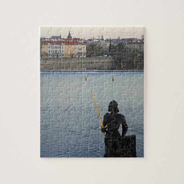Prague statue jigsaw puzzle (Vertical)