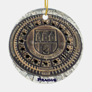 Prague Street Cover Ornament Czech Republic