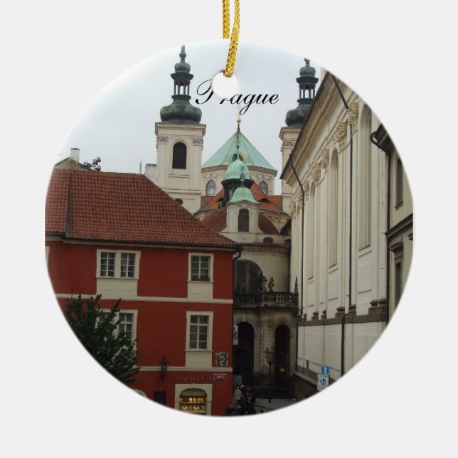 Prague Travel Ornament (Front)