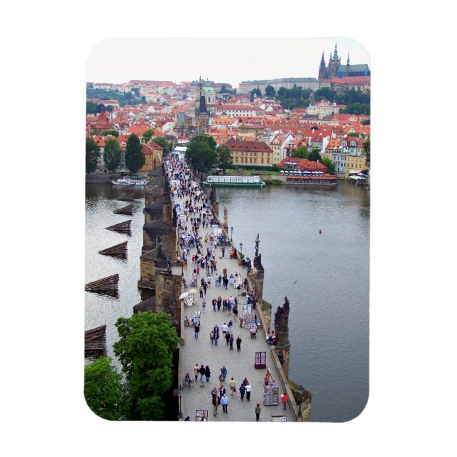 Prague View Magnet (Vertical)
