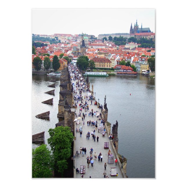 Prague View Photo Print (Front)
