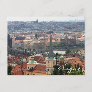 Prague view Postcard