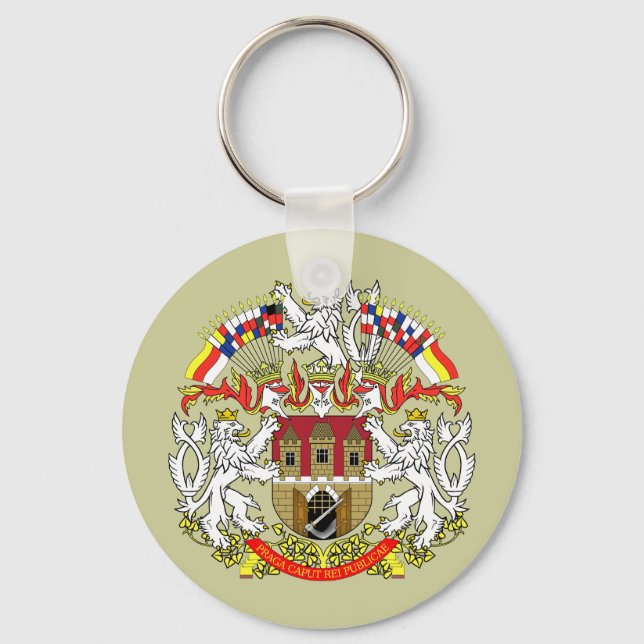 Praha, Czech Key Ring (Front)