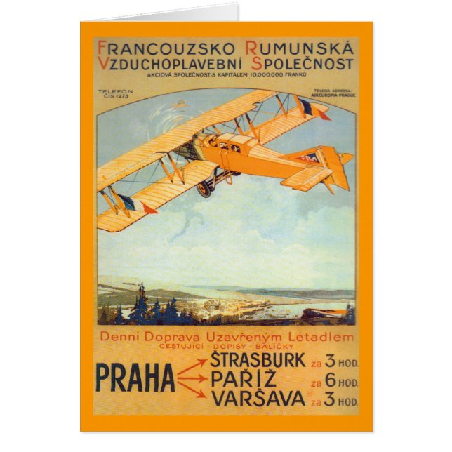 Praha ~ Franco Roumanie (Front)