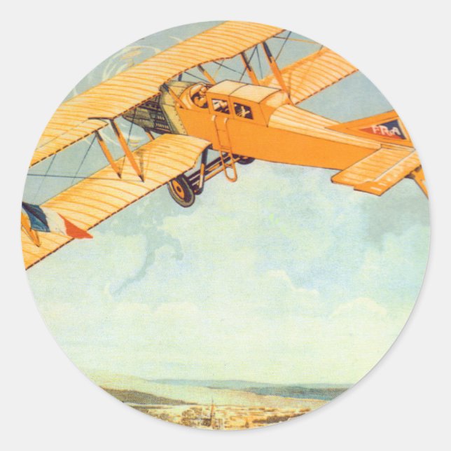 Praha ~ Franco Roumanie Classic Round Sticker (Front)