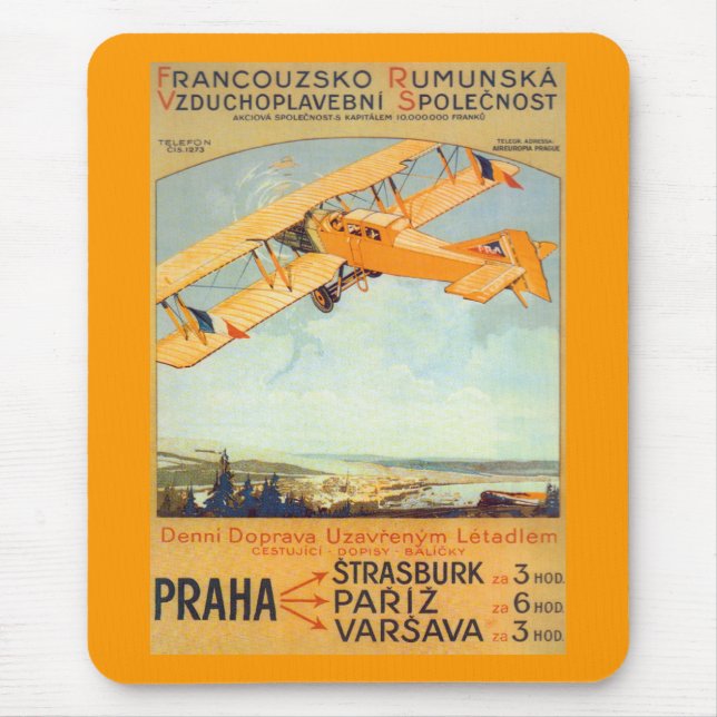 Praha ~ Franco Roumanie Mouse Pad (Front)