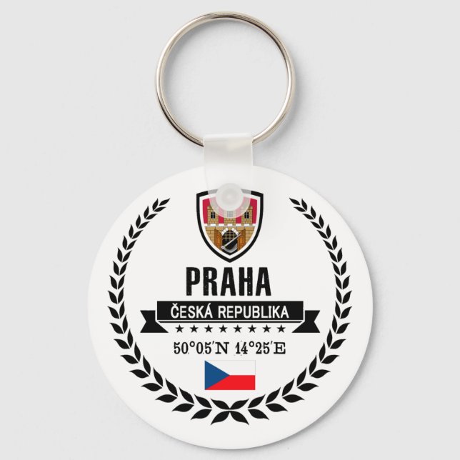 Praha Key Ring (Front)