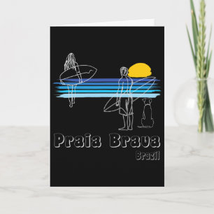 Praia Brava Brazil, Surfing Beach Surf Guy With Do Card