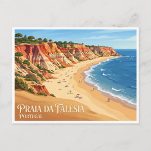 Praia da Falésia Albufeira Portugal Postcard