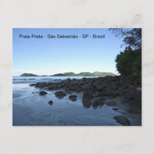 Praia Preta - Brazil Postcard