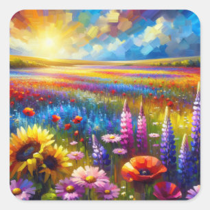 PRAIRIE BLAST SQUARE STICKER