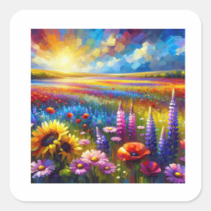 PRAIRIE BLAST SQUARE STICKER