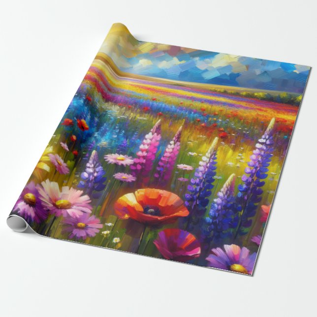 PRAIRIE BLAST WRAPPING PAPER (Unrolled)