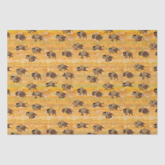 Prairie Buffalo Tissue Paper